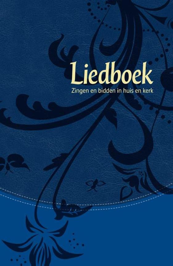 (Liedboek) Luxe gemeentebundel blauw kunstleer